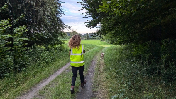 Mantrailing querfeldein